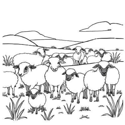 How Many Sheep in the Picture?