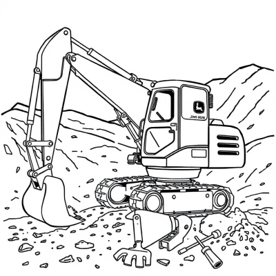 John Deere Excavator
