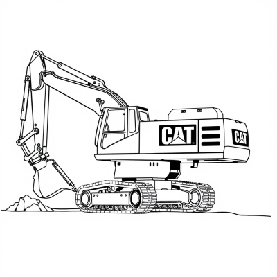 Big CAT Excavator