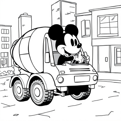 Mickey Mixer Truck