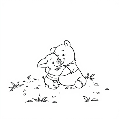 Piglet Hides Pooh