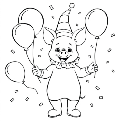 Piglet the Clown