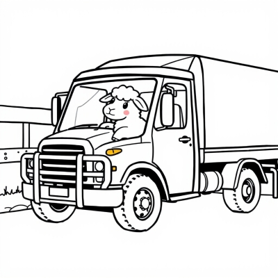 Sheep in a Truck