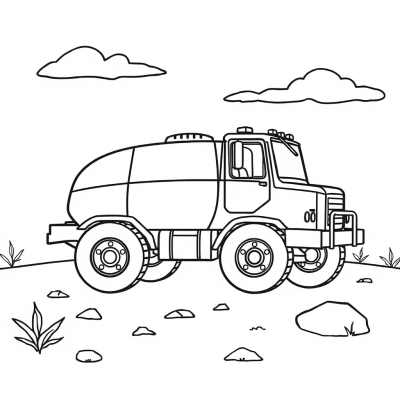 Tank Truck for Kids