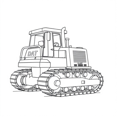 Bulldozer on Tracks