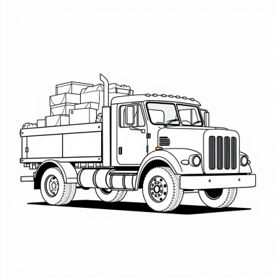 Truck Carrying Goods