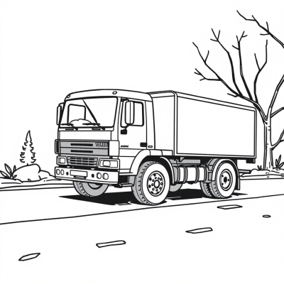 Truck on the Road