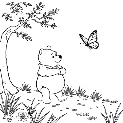 Winnie the Pooh and the Butterfly