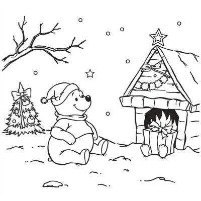 Winnie the Pooh at Christmas