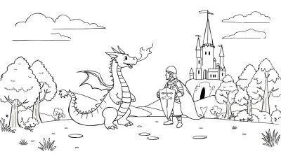 Дракон встречает рыцаря