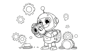 Робот фотографирует