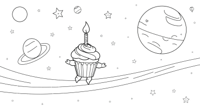 Кекс-космонавт