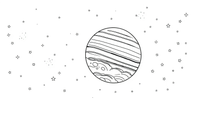 Нептун и далёкие звёзды