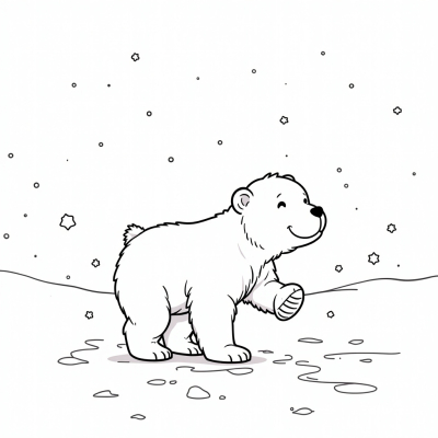 Полярный медвежонок