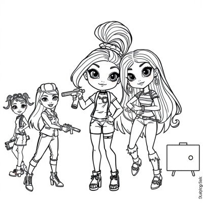 Bratz at Training
