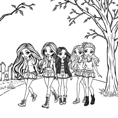 Bratz Friends Go on a Walk
