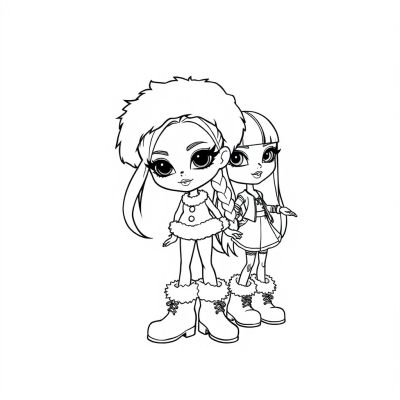 Bratz in a Fur Hat and Boots