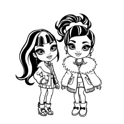 Bratz in a Fur Jacket