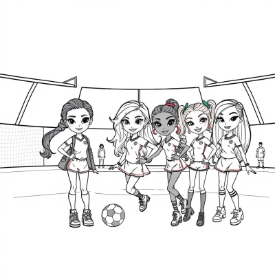 Bratz on the Soccer Field