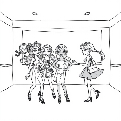 Bratz Rehearsing a Dance