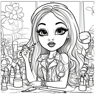 Bratz Lip Coloring