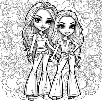 Bratz with Flared Pants