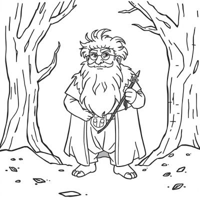 Cartoon Rubius Hagrid