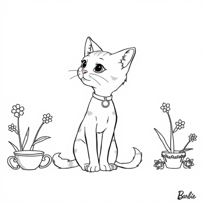 Cat and Barbie