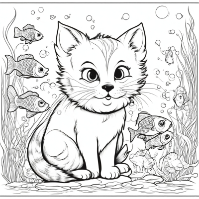 Cat and Fish