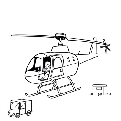 Happy Cargo Helicopter