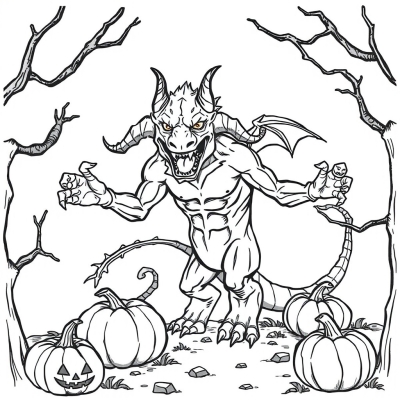 Demogorgon on Halloween