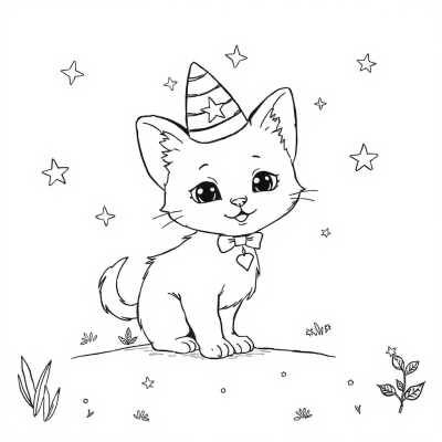 Сказочный котёнок