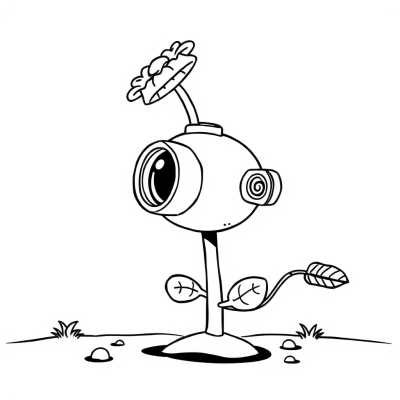 Peashooter from Plants vs Zombies