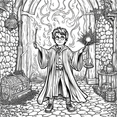 Harry Casts a Spell