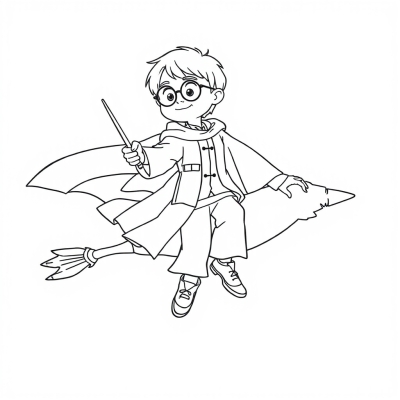Harry Potter for Kids on a Broomstick