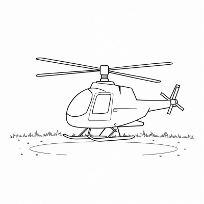 Helicopter with Rivets