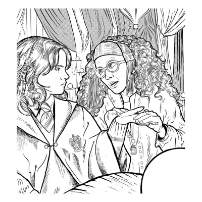 Hermione and Sybill Trelawney