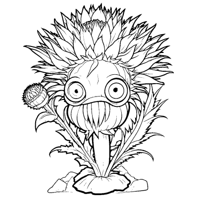 Self-Targeting Thorn from Plants vs Zombies