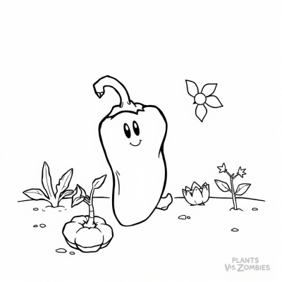 Jalapeño from Plants vs Zombies