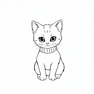 Kitten in Sweater