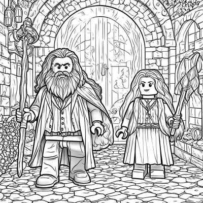 LEGO Harry and Hagrid