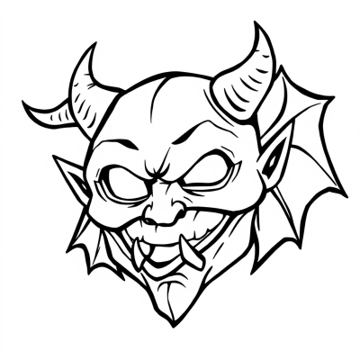 Devil Mask for Halloween