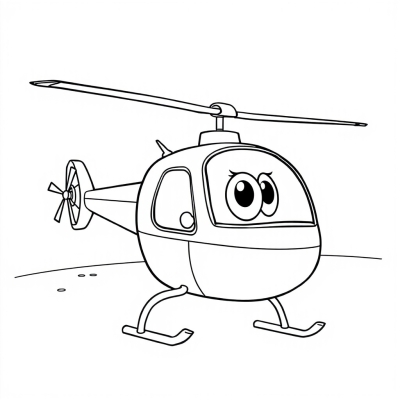 Helicopter with Eyes
