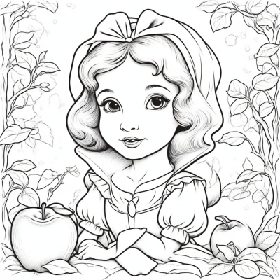 Little Snow White with Apple