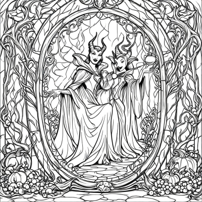 Maleficent and the Magic Mirror
