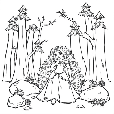 Merida in the Enchanted Forest