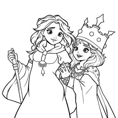 Merida, King and Queen