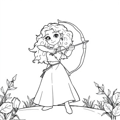 Merida with Bow and Arrows