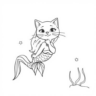 Cat Mermaid