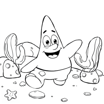 Patrick Star in 3D